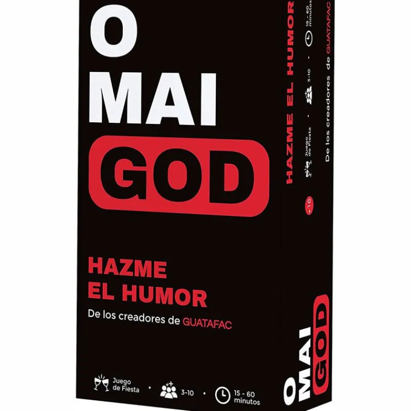 ASMODEE Juegos Para Adultos|Amigos Y Familia-OMAIGOD Hazme el Humor +16