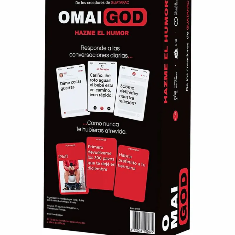 ASMODEE Juegos Para Adultos|Amigos Y Familia-OMAIGOD Hazme el Humor +16