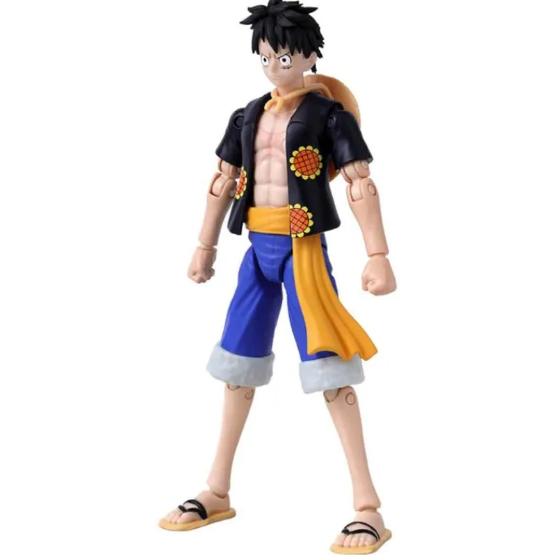 BANDAI Figuras Anime-One Piece Anime Heroes Figura Luffy DressRosa
