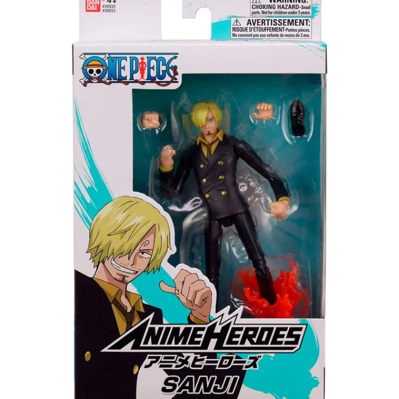 One Piece Anime Heroes Figura Sanji*BANDAI Clearance