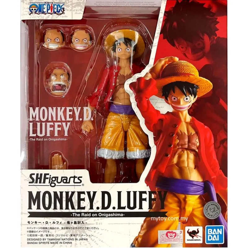 TAMASHII NATIONS Figuras Anime-One Piece Figura S.H. Figuarts Monkey D. Luffy (The Raid on Onigashima)