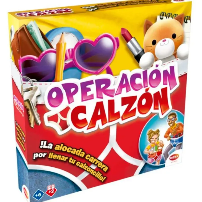 BIZAK Juegos De Mesa-Operación Calzón Juego Mesa
