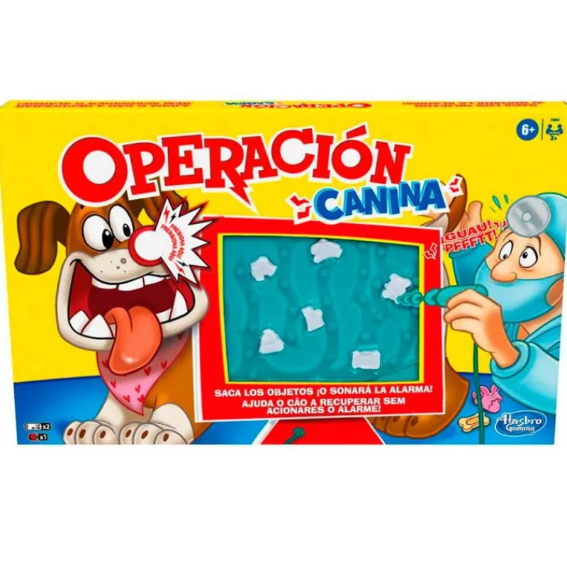 HASBRO Juegos De Mesa-Operación Canina Juego de Mesa