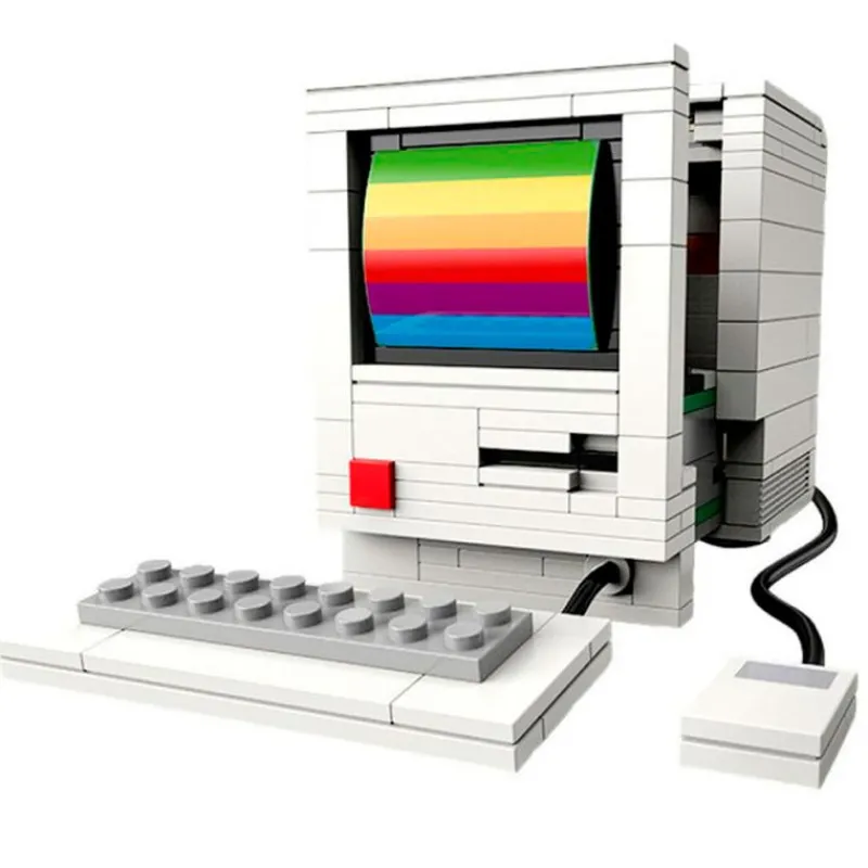 MADNESS TOYS Juegos De Construcción|Puzzles Y Construcciones-Ordenador Vintage Construcción