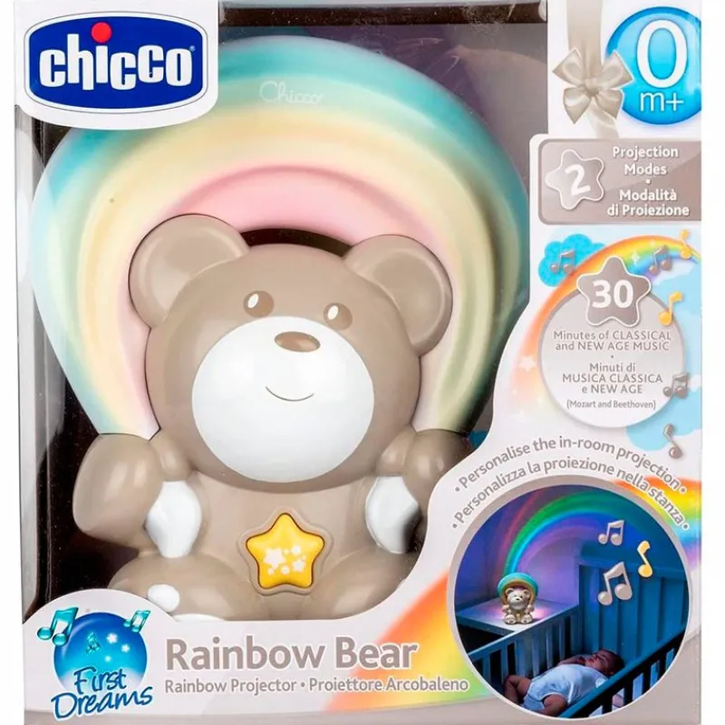 CHICCO Complementos Para El Descanso-Osito Arcoíris Proyector