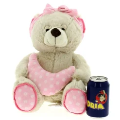 Oso Peluche Rosa con Luna 30cm*SELECCION DRIM Hot