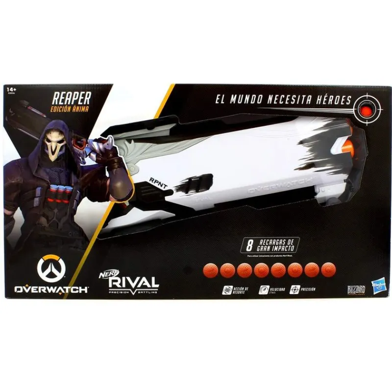 HASBRO Juegos Y Juguetes De Imitación-Overwatch Nerf Rival Reaper Edición Ánima