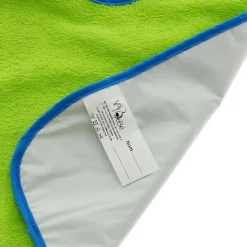 Pack 2 Baberos rizo con goma cuello Gris y Verde*VADEBEBE Online