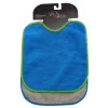 Pack 2 Baberos rizo con goma cuello Azul y Gris*VADEBEBE Clearance