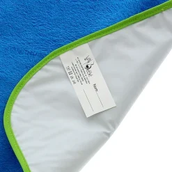 Pack 2 Baberos rizo con goma cuello Azul y Gris*VADEBEBE Clearance