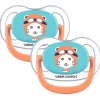 BEBE CONFORT Chupetes Y Dentición-Pack 2 Chupetes Azul/Naranja 6-18M