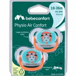 Pack 2 Chupetes Azul/Naranja 18-36M*BEBE CONFORT Discount