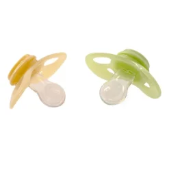 TWISTSHAKE Chupetes Y Dentición-Pack 2 Chupetes de Silicona 0-6 Meses Verde/ Beige