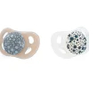 Pack 2 Chupetes de Silicona 0-6 Meses Blanco/ Gris*TWISTSHAKE Sale