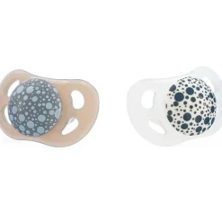 Pack 2 Chupetes de Silicona 0-6 Meses Blanco/ Gris*TWISTSHAKE Sale