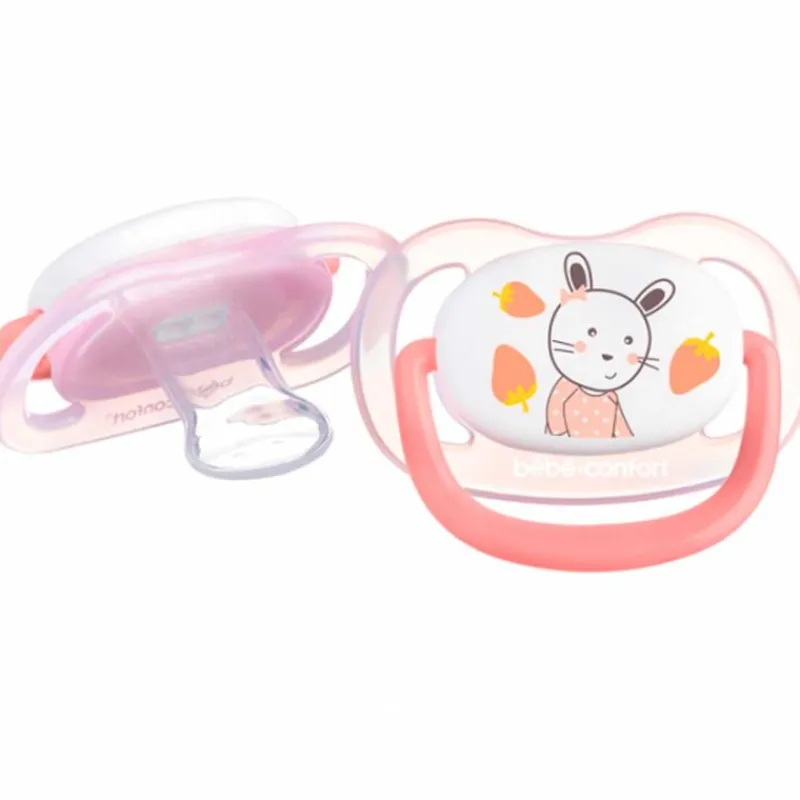 Pack 2 Chupetes Gardener Rosa 18-36M*BEBE CONFORT Clearance