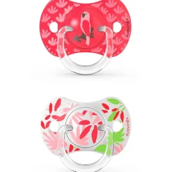 SUAVINEX Chupetes Y Dentición-Pack 2 chupetes 6-18m Jungle Rosa