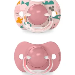 SUAVINEX Chupetes Y Dentición-Pack 2 chupetes +18M Walk Rosa