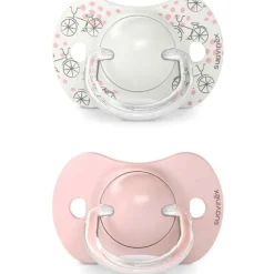 SUAVINEX Chupetes Y Dentición-Pack 2 chupetes 0-6M Walk Rosa