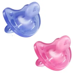 Pack 2 Chupetes Physio Soft silicona +16 m Rosa*CHICCO