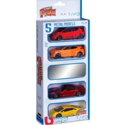 Pack 5 Coches Escala 1:43 Surtido*BURAGO Sale