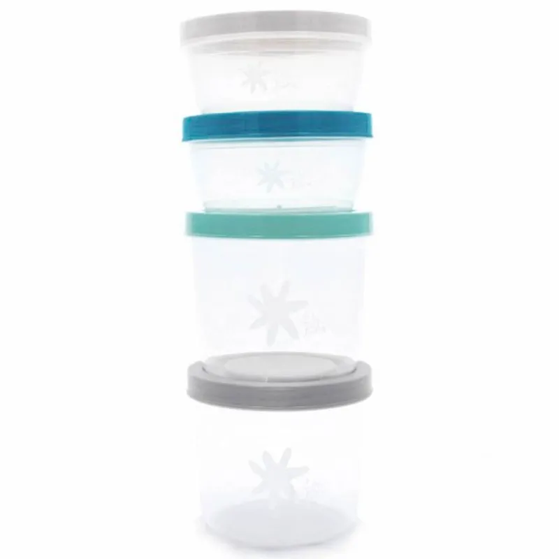 JANE Complementos De Alimentación-Pack 6 Contenedores de Comida Apilables