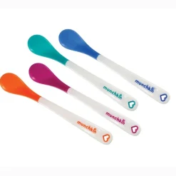 MUNCHKIN Vajillas Infantiles-Pack 4 cucharas termosensibles