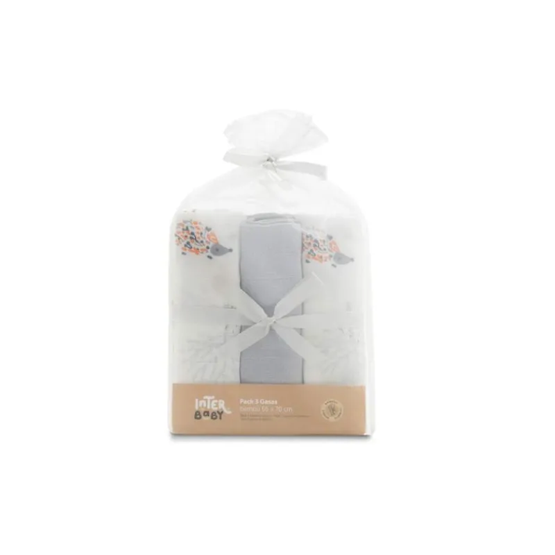Pack 3 gasitas Gris*INTERBABY Online