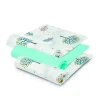 INTERBABY Ropa De Cuna-Pack 3 gasitas verde