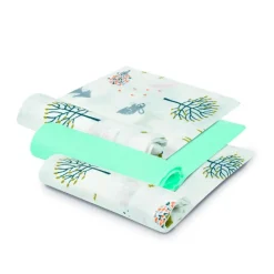 INTERBABY Ropa De Cuna-Pack 3 gasitas verde