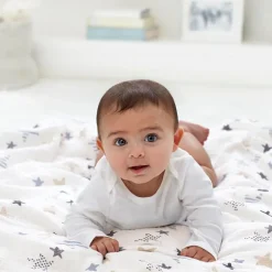 ADEN & ANAIS Ropa De Cuna-Pack 4 Muselina Algodón Rock Star