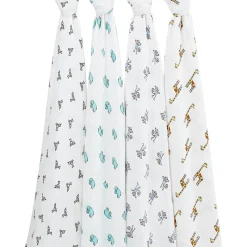 Pack 4 Muselinas de algodón Jungle Jam*ADEN & ANAIS New