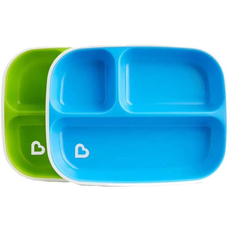 Pack 2 Platos con Compartimentos*MUNCHKIN New