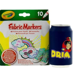 Pack 10 Rotuladores de Tela*CRAYOLA