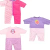 COLOR BABY Muñecas-Pack 3 Trajes Muñeca Bebé