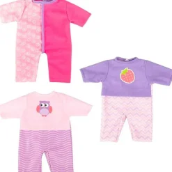 COLOR BABY Muñecas-Pack 3 Trajes Muñeca Bebé