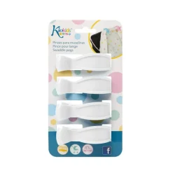 Pack 4 unidades de pinzas para muselinas*KIOKIDS Best