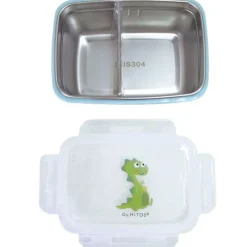 OLMITOS Botellas Y Cantimploras-Pack Almuerzo Botella Tritán + Fiambrera Dinos