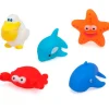 KIOKIDS Juguetes De Baño-Pack Animalitos Marinos Baño