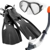 INTEX Aire Libre-Pack Buceo Gafas + Tubo + Aletas 14 Años