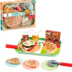 DRIM DISCOUNT Juegos Y Juguetes De Imitación-Pack Comida Rápida Infantil Pizza