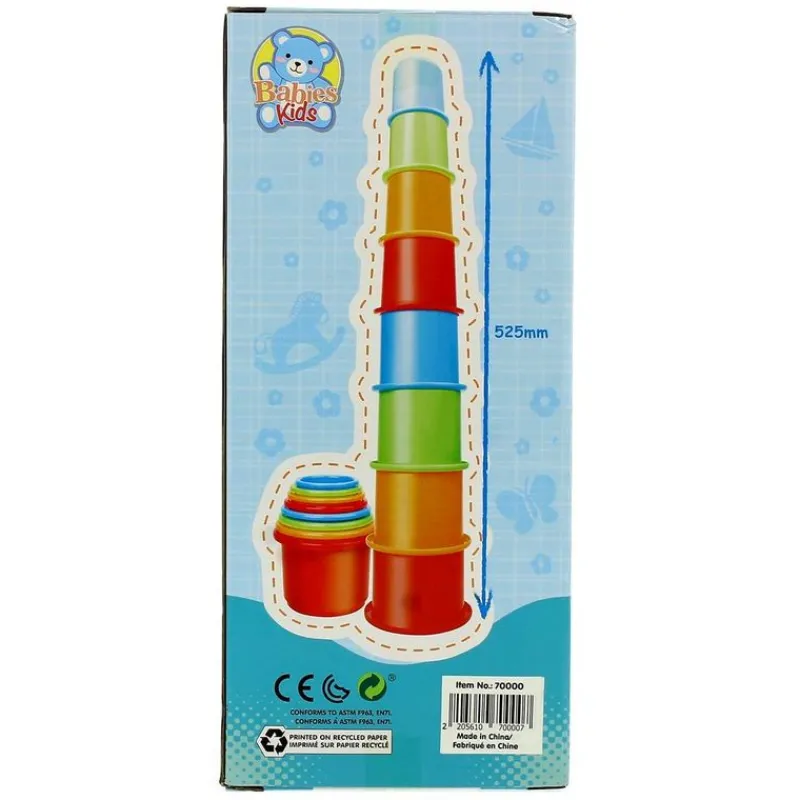 DRIM DISCOUNT Primera Infancia Y Preescolar-Pack Cubos para Apilar