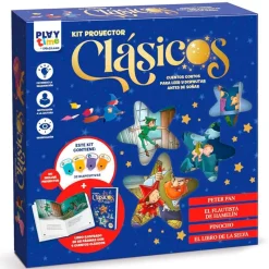 SELECCION DRIM Juegos Y Juguetes Educativos-Pack Cuentos Clásicos: Peter Pan, el flautista de Hamelín, Pinocho y el Libro de la Selva.