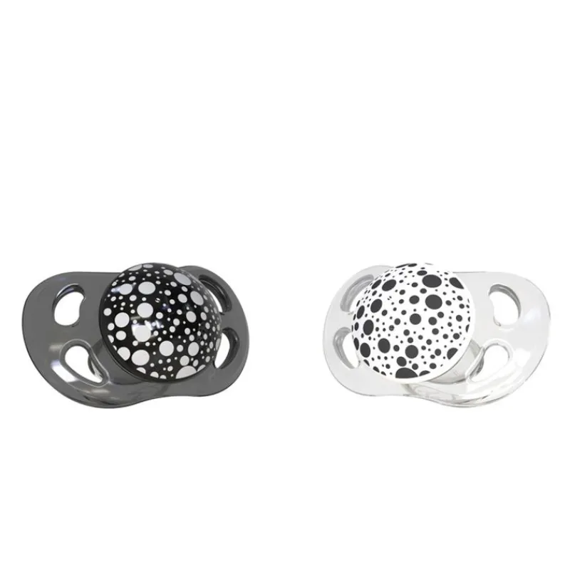 Pack de 2 Chupetes de Silicona 0-6 meses Blanc/Ngr*TWISTSHAKE Online