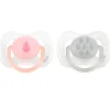Pack de 2 chupetes ortodónticos Rosa y Gris*KIOKIDS New