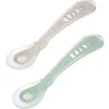 Pack de 2 cucharas de silicona con estuche para 2º*BEABA