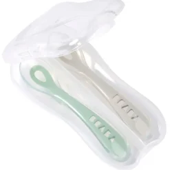 Pack de 2 cucharas de silicona con estuche para 2º*BEABA