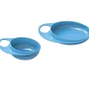 NUVITA Vajillas Infantiles-Pack de 2 Cuencos de Destete Azul