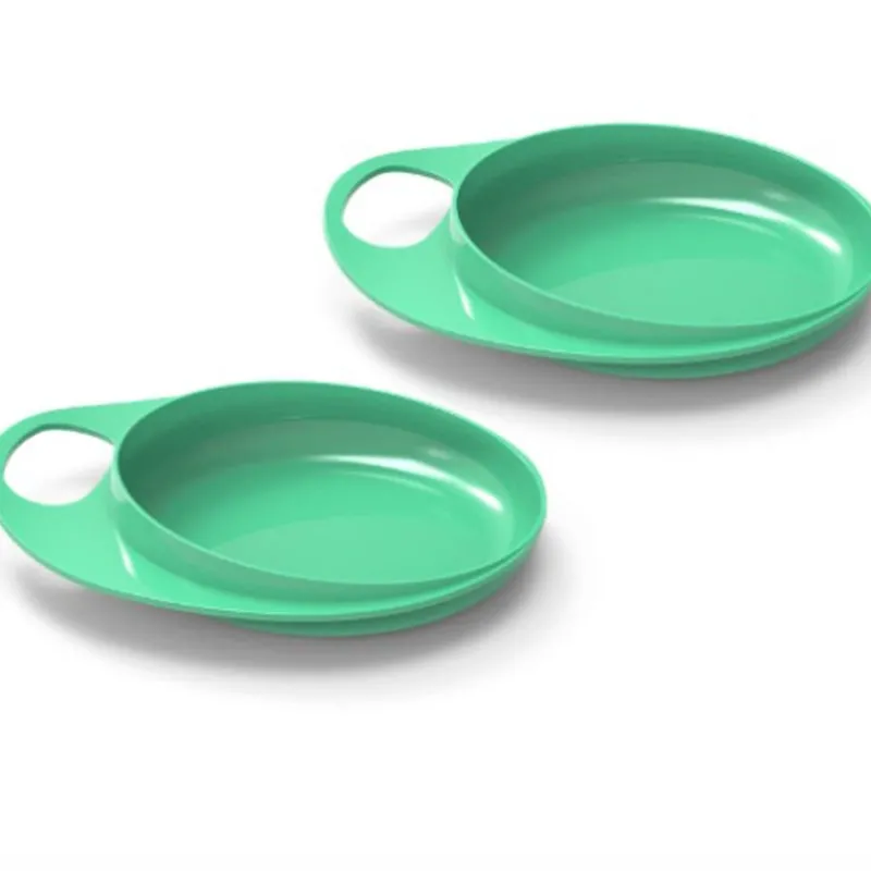 Pack de 2 Cuencos de Destete Verde*NUVITA Hot