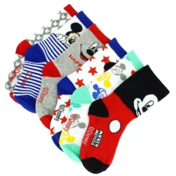 DISNEY Accesorios Y Complementos De Baño-Pack de 6 pares de calcetines Mickey 3-4 años